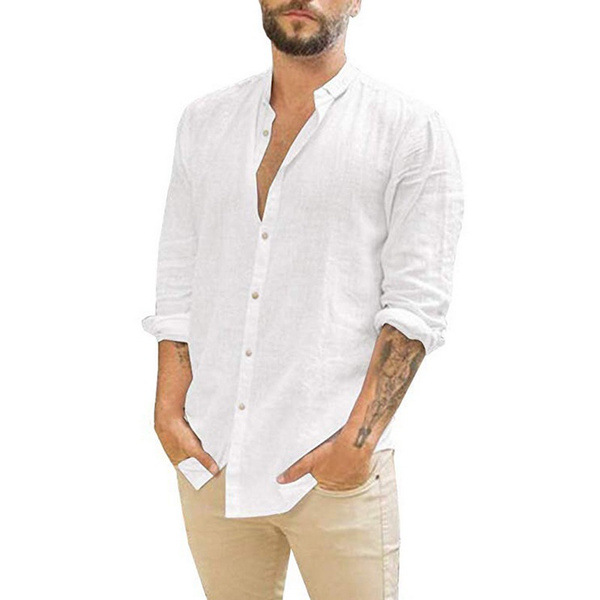 Hombre  Camisa Estructura Bicolor  | Camisas Camisas Camisas