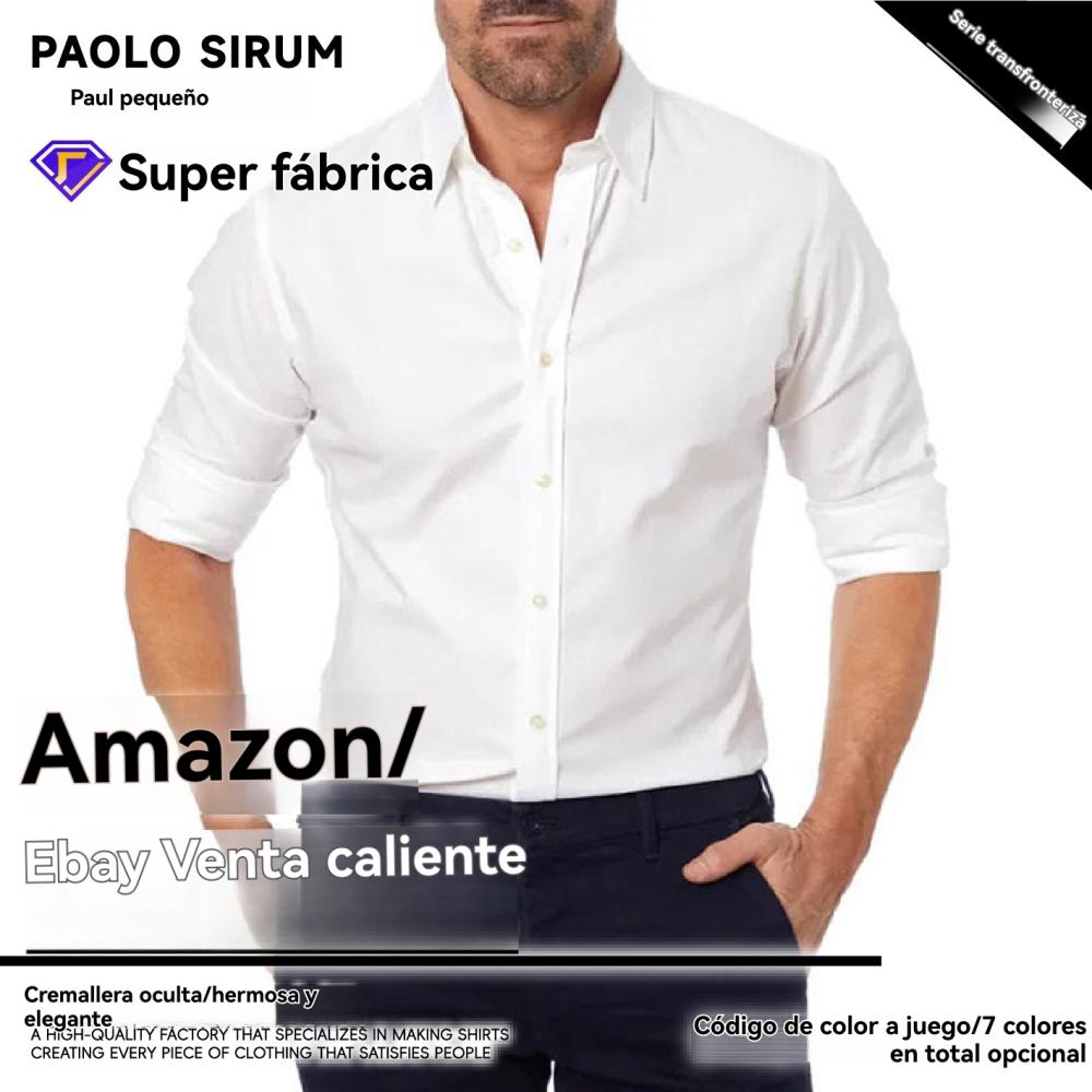 Hombre  Camisa Piqué  | Camisas Camisas Camisas