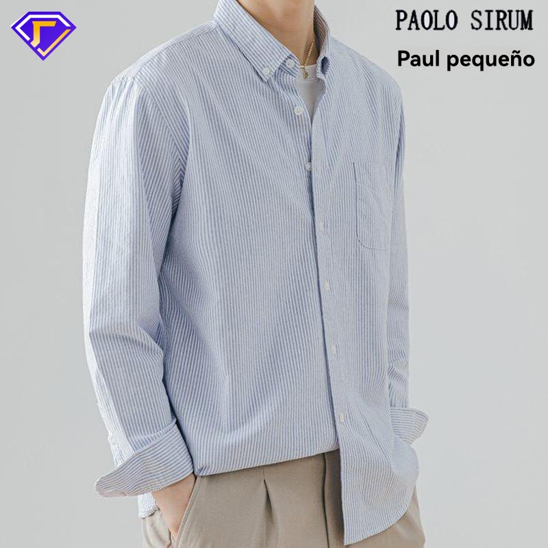 Hombre  Camisa Regular Fit Oxford Rayas  | Camisas Camisas Camisas