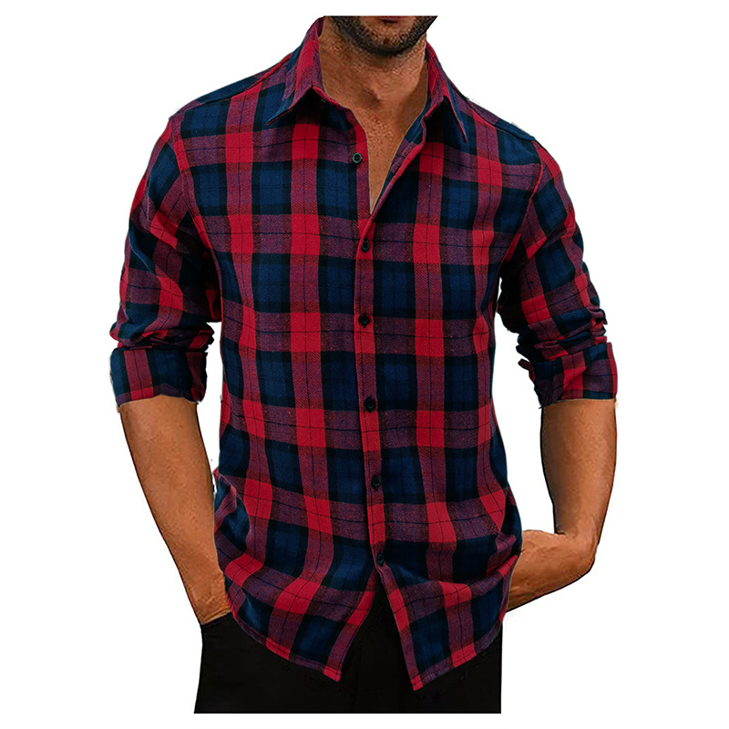 Hombre  Camisa Slim Fit Cuadros  | Camisas Camisas Camisas