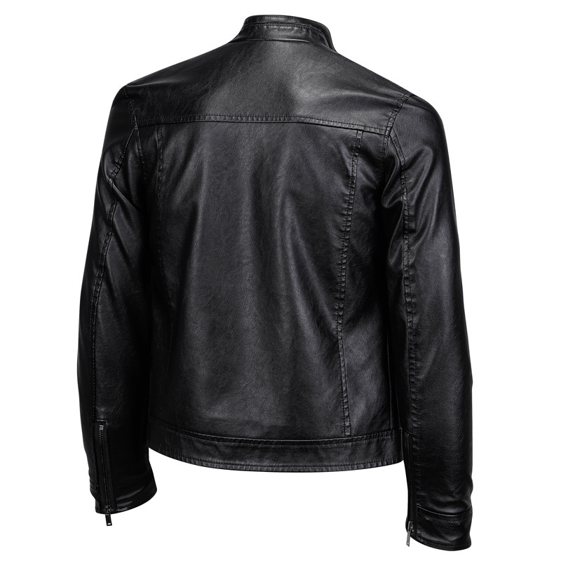 Hombre  Chaqueta Biker De Polipiel  | Chaquetas Y Cazadoras Chaquetas Y Cazadoras Chaquetas Y Cazadoras