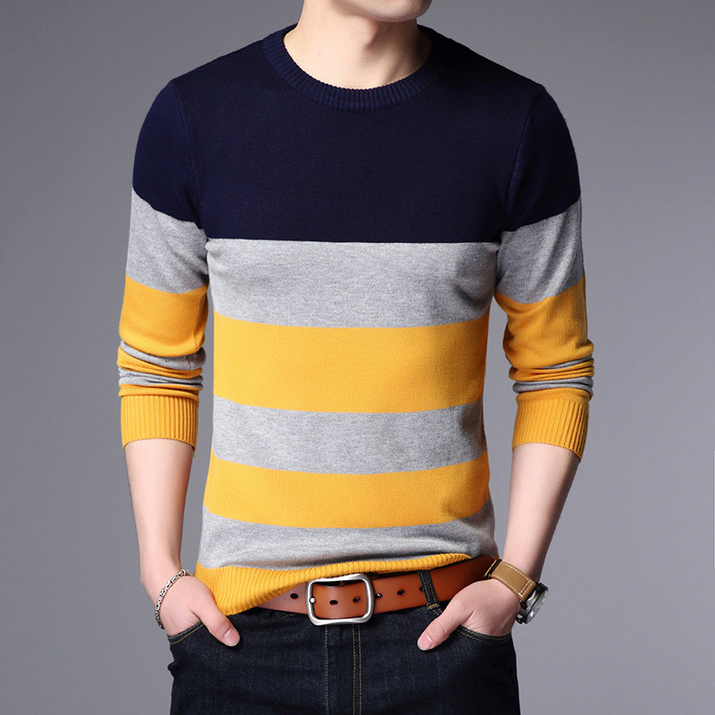 Hombre  Jersey Básico Color Block  | Jerséis Y Cárdigans Hombre Hombre