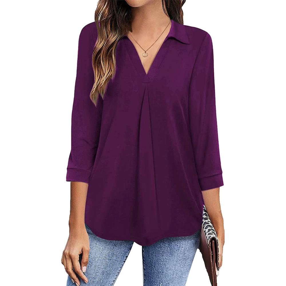 Mujer  Blusa Manga 3/4  | Camisas Y Blusas Camisas Y Blusas Camisas Y Blusas