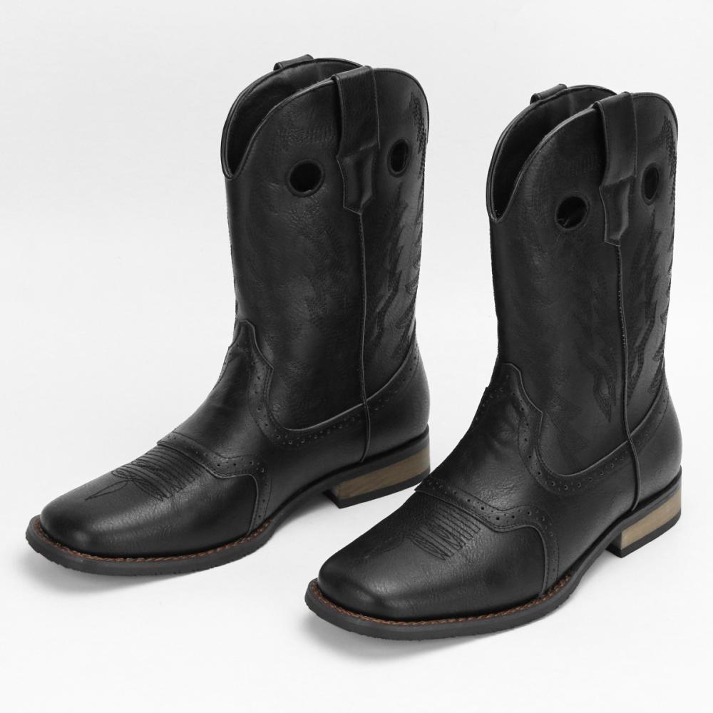 Mujer  Bota Cowboy Con Pespuntes  | Botas Botas Botas