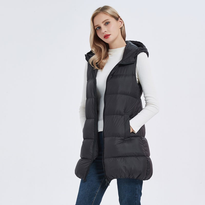 Mujer  Chaleco Largo Acolchado  | Chaquetas Y Cazadoras Chaquetas Y Cazadoras Chaquetas Y Cazadoras