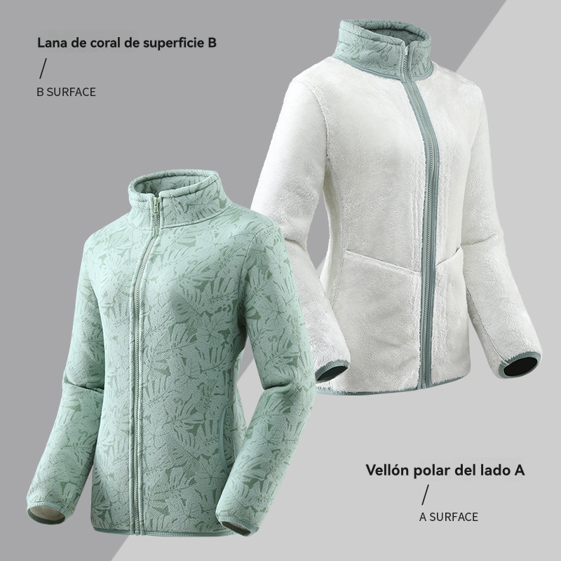 Mujer  Chaqueta Polar De Punto  | Sudaderas Mujer Mujer