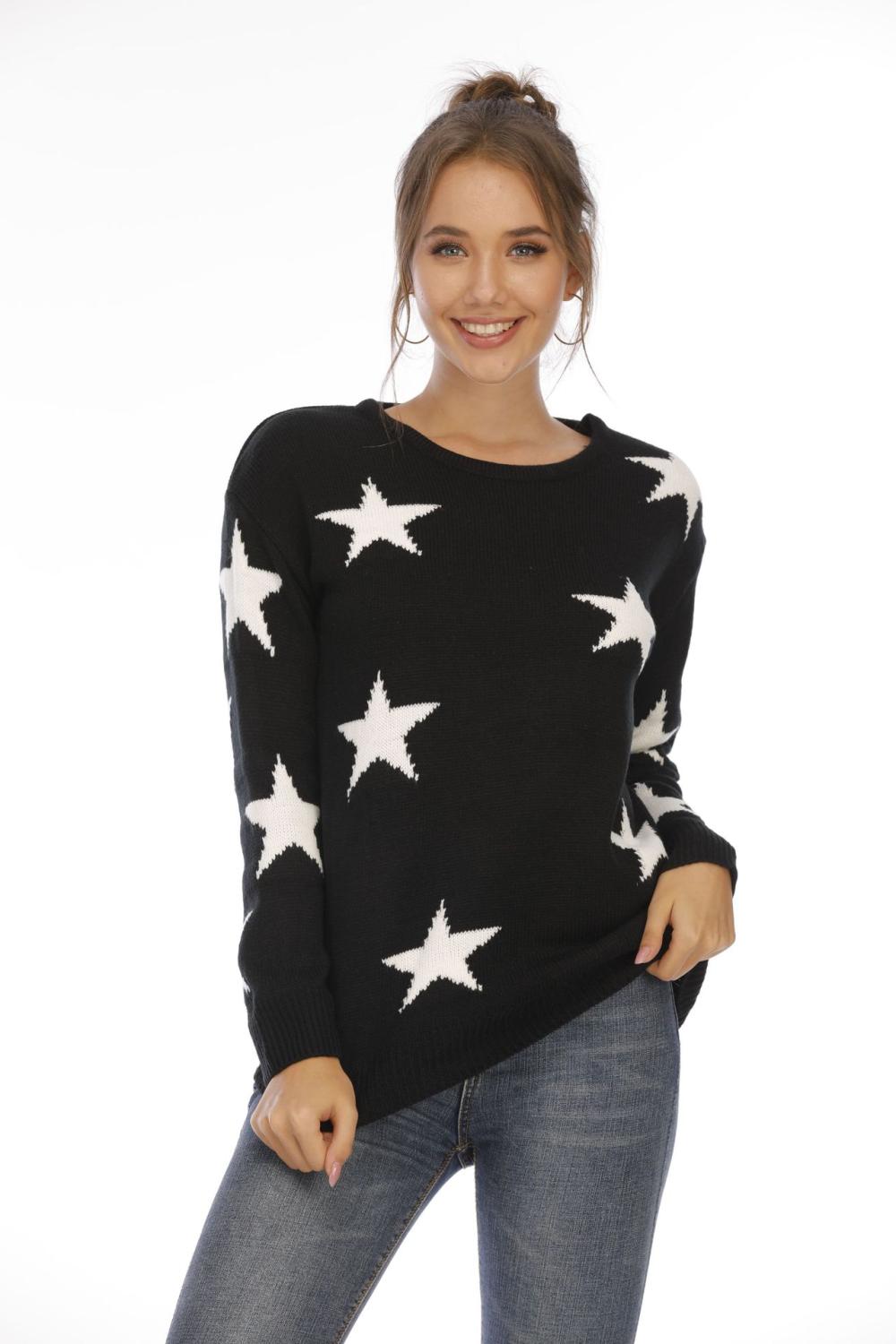 Mujer  Jersey Estrellas Lurex  | Jerséis Y Cárdigans Jerséis Y Cárdigans Jerséis Y Cárdigans