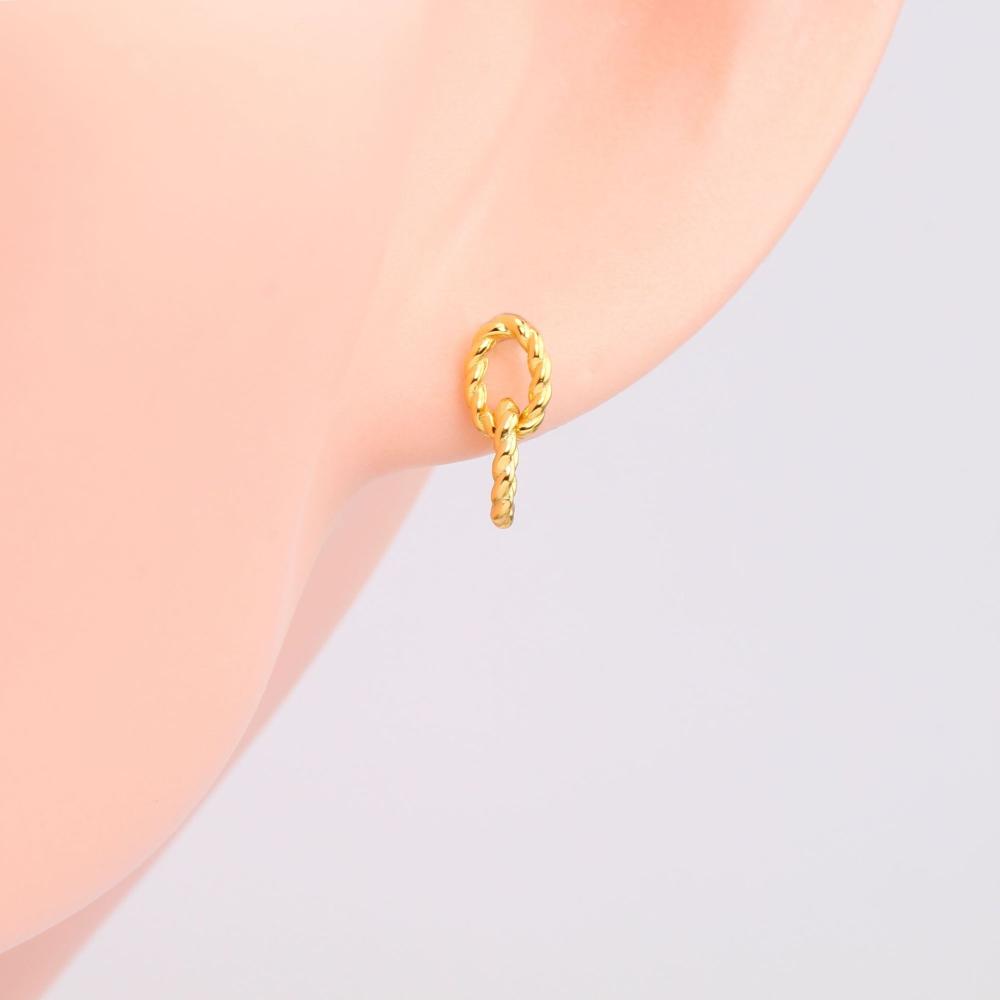 Mujer  Pendientes Sister Twine Oro  | Bisutería Accesorios Bisutería